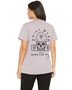 Ariat Women's Rebar Cotton Strong Hard Head Short Sleeve Graphic Tee - 10071284