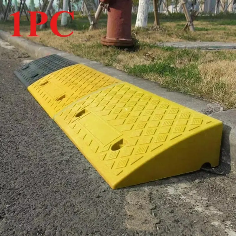 Portable Threshold Ramp, 3/5/6/7/8/9/10cm Height Non-Slip Durable Access Ramp for Car, Motorcycle, Wheelchair, Scooter, and Pets, Heavy-Duty Doorstep Ramp for Indoor and Outdoor Use