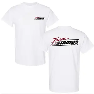 Team Stratos Boating T-Shirt, Classic Outdoor Graphic Tee, Soft Cotton Blend Shirt, Casual Lifestyle Apparel for Men & Women, Perfect Gift for Boating Enthusiasts