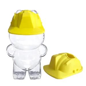 Creative Hard Hat Doll Accessory, Fits 6–7" Plush,Ear‑Safe Design, Durable Lightweight,6 Color Options