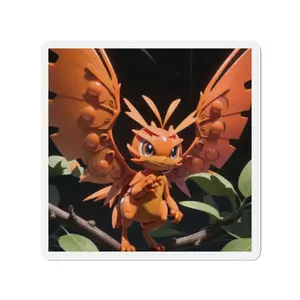 Die-Cut Magnets - Orange Oberonian