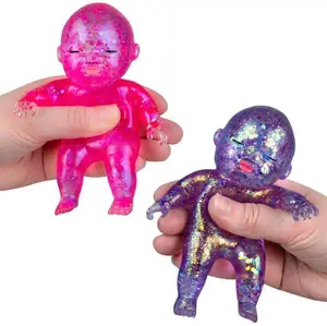 NeeDoh 2026 New Cube Curiosities Sugar Swaps Jumbo Baby Squishie |Large Sparkly Squishy Toys for Stretching, Squeezing,Collecting & Trading, Stress Relief Sensory Fidget Toys forKids & Adults Limited Edition