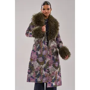 GEORGINA BROCADE TRENCH
