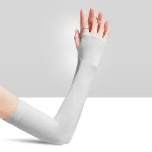 2 Pairs UV Protection Arm Sleeves for Men and Women, Breathable Ice Sleeves for Summer Outdoor Activities, Ideal for Driving, Cycling, Fishing