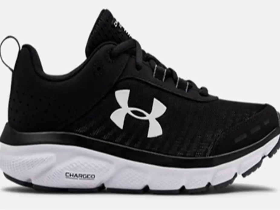 Men's UA Charged Assert Casual Trainers, Black