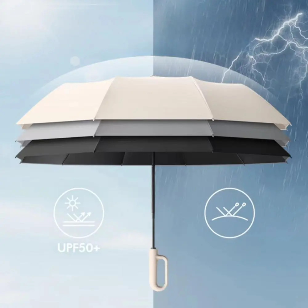 Automatic Folding Umbrella, 1 Count/60pcs Portable Rain Umbrella with Loop Buckle, Windproof & Waterproof Umbrella for Men & Women # GLOBAL PICKS Automatic Folding Umbrella, 1 Count/60pcs Portable Rain Umbrella with Loop Buckle, Windproof & Waterproof Umbrella for Men & Women # GLOBAL PICKS