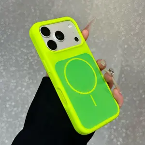 MagSafe Case for iPhone 16 15 14 13 12 Pro Max Plus, Magnetic Silicone Shockproof Phone Cover, Aesthetic Liquid Silicone Case with Lens Protection 985