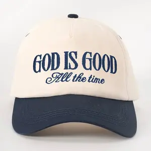 Christian Faith God Is Good Embroidered Baseball Cap for Women Men