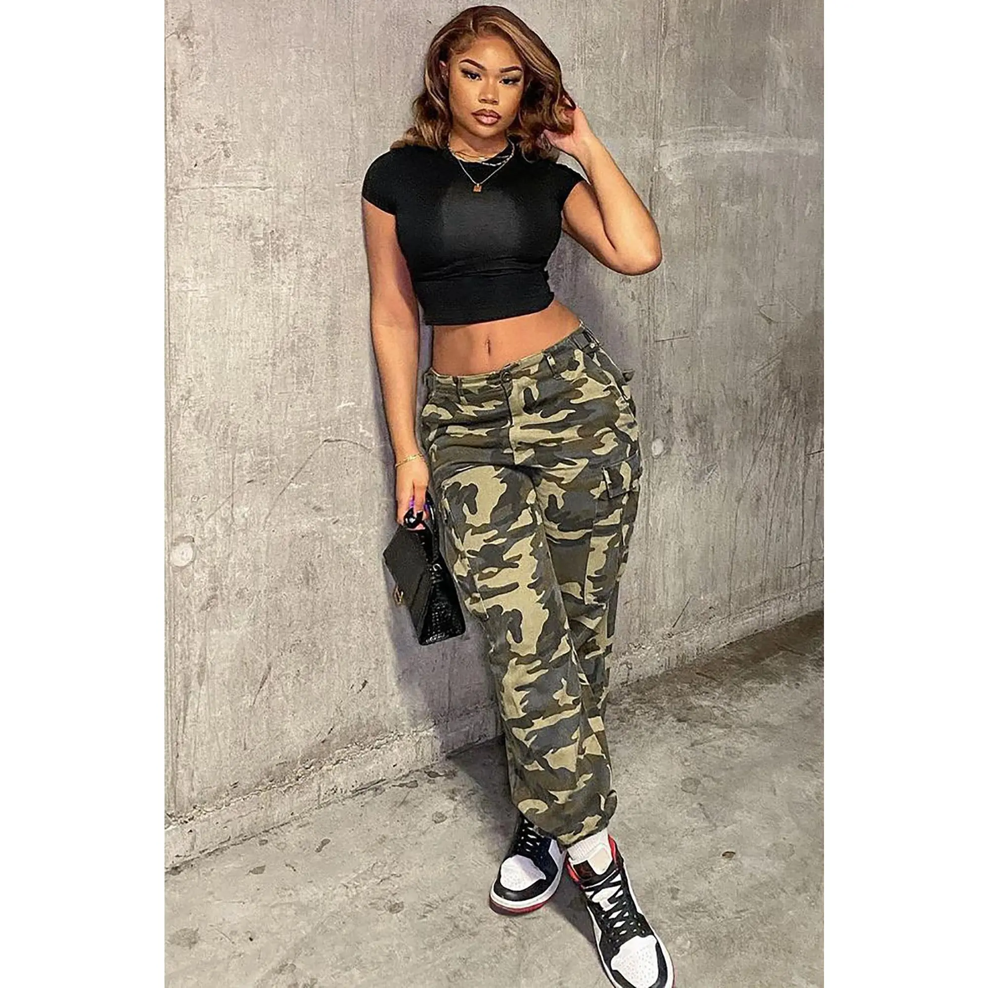 Cadet Kim Oversized Camo Pants - Camo
