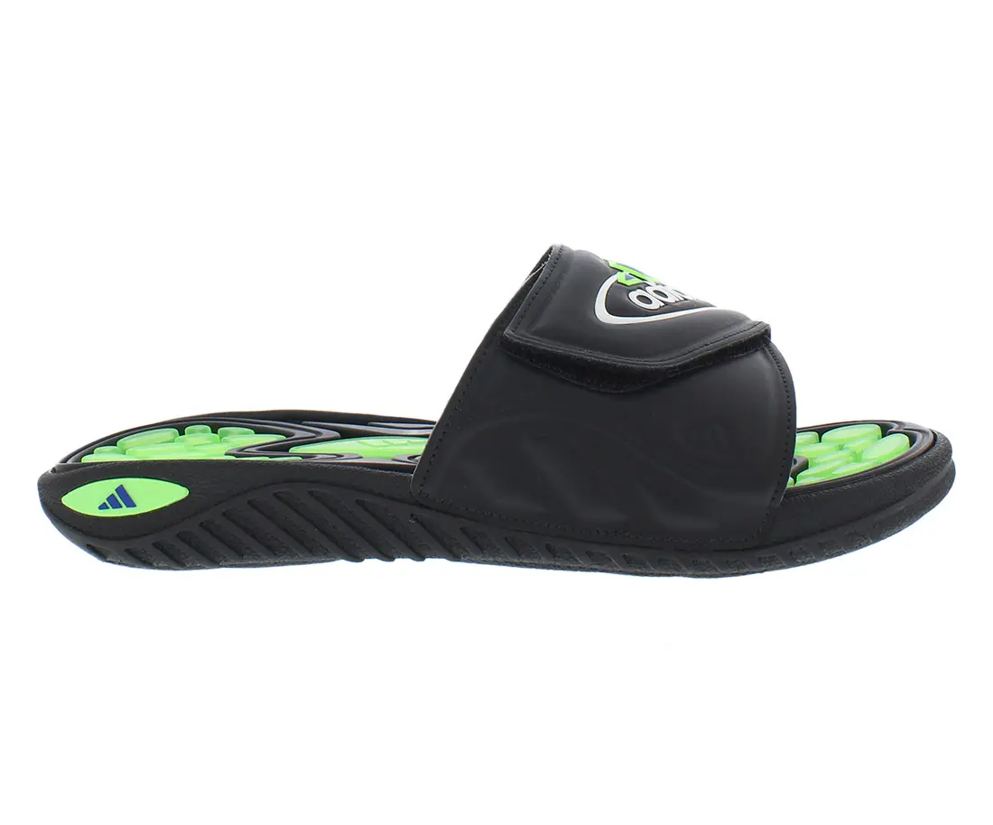 Adidas Reptossage Men's Slides, Athletic Slip-on Footwear with Massaging Footbed for Post-Workout & Casual Wear, Sporty Chic, Slipper