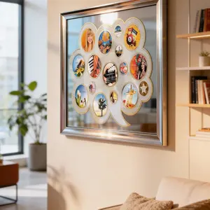 Mirrored Vision Board Kit "On the Cloud" | All You Need in a Gift Box to Visualize The Life of Your Dreams