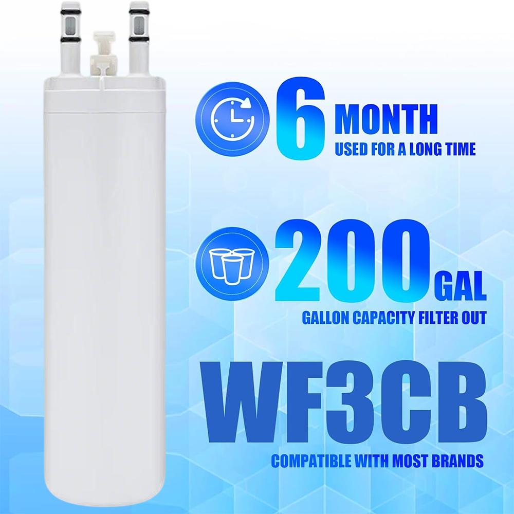 WF3CB Water Filter Replacement - Compatible with Frigidaire WF3CB, PureSource 3, 706465, 242086201, 242069601, PS3412266, AP4567491 Water Filter Replacement, Height 9 Inches
