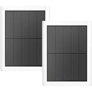 Ring Solar Panel 2nd Generation 5W Charger 2 Pack with Mount and 12FT Cable for Ring Stick Up Camera Pro Spotlight Cam Battery Plus Outdoor Security W