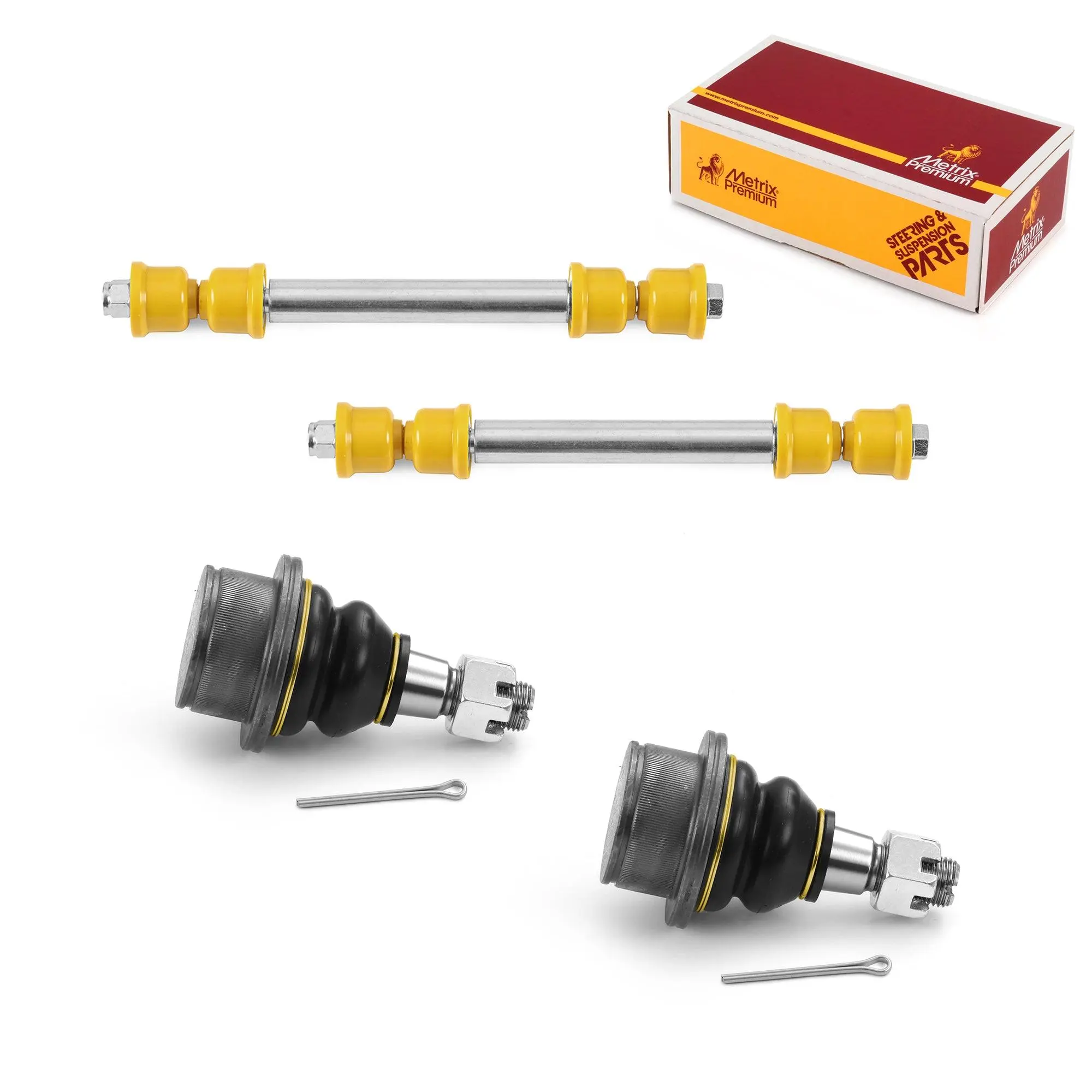 4 PC Front Stabilizer Bar Link and Front Lower Ball Joint Kit  96871MT