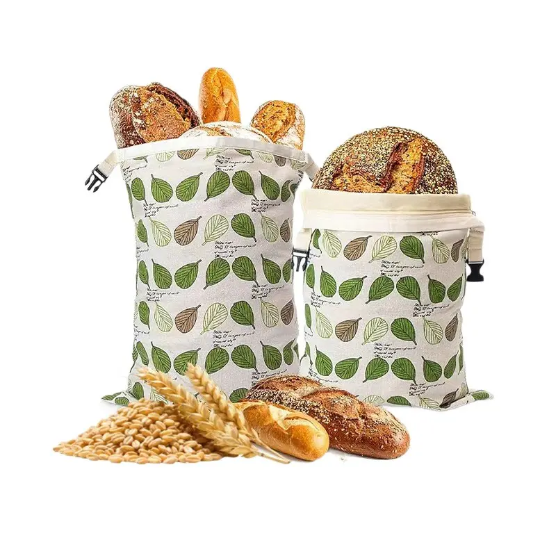 Reusable Beeswax Bread Bag with Zipper, 13x17 Inches, Freshness Keeper, Cotton Beeswax Container, Lined Bag for Baking, Freezer Storage, Food Storage