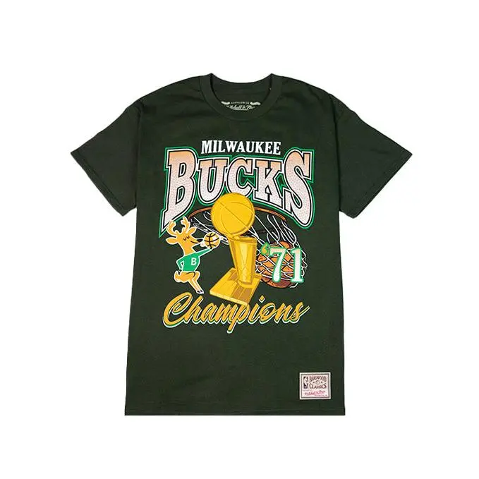 Mitchell & Ness HWC 1971 NBA Champs Milwaukee Bucks T-Shirt