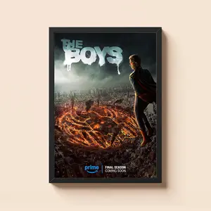 The Boys Final Season Homelander Framed Poster Print