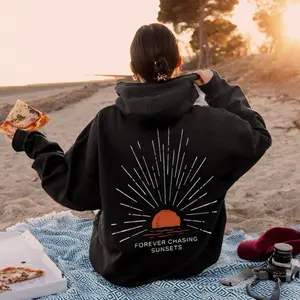 Sunset Hoodie Beach Hoodie Forever Chasing Sunsets Oversized Hoodie Beachy Sweatshirt Beachy Hoodies Coconut Girl Surf Hoodie Beach Sweatshirt