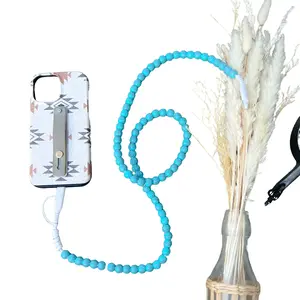 Western Turquoise Beaded Western Charging Cord