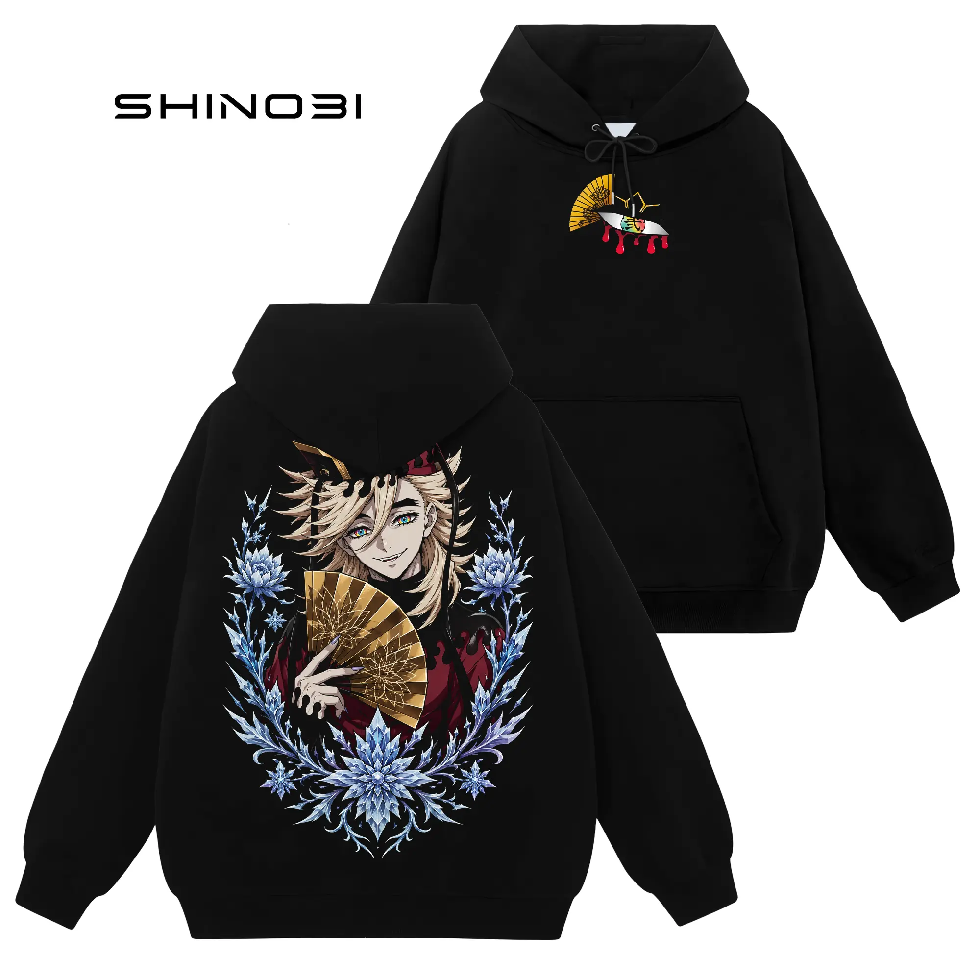 [Shinobi Shop] Doma - Demon Slayer Kimetsu No Yaiba #257 Hoodie T-Shirt Sweatshirt, Retro Vintage Unisex Graphic 90s Cotton, Gift For Wibu, Anime Manga Y2K Streetwear Apparel Everyday