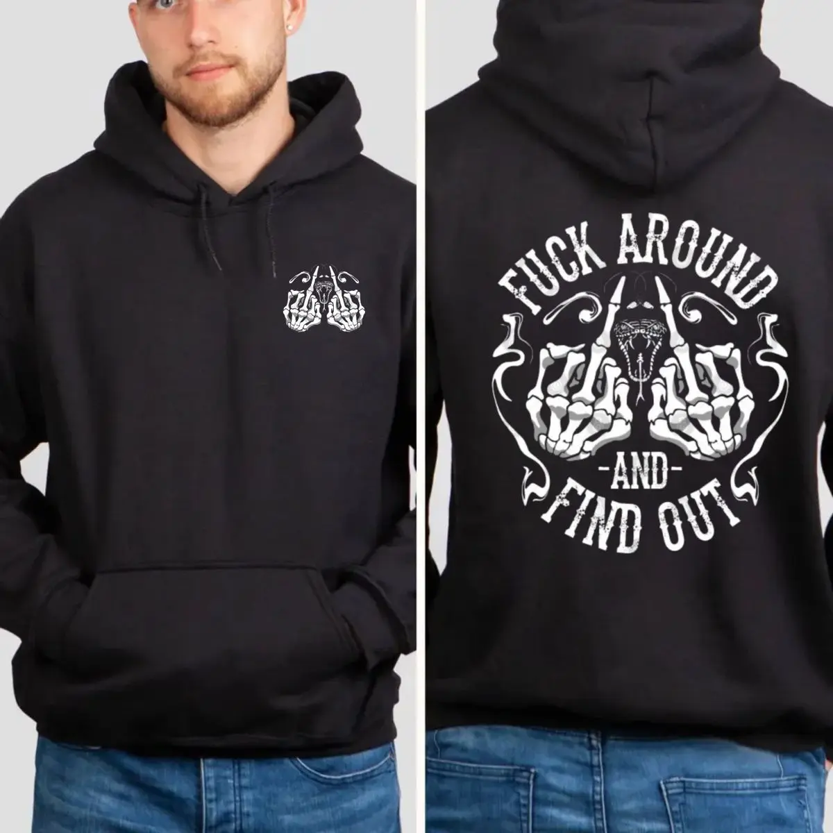 Fck Around And Find Out 2 Sides T Shirt, Fafo Hoodie, Funny Sayings, Unisex Sweater Pullover Tee