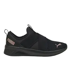 PUMA Womens Softride Harli Slip On Sneakers Shoes Casual - Black