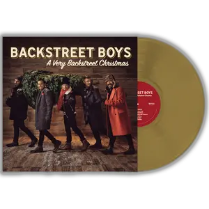 A Very Backstreet Christmas Spotify Fans First Gold Vinyl Record