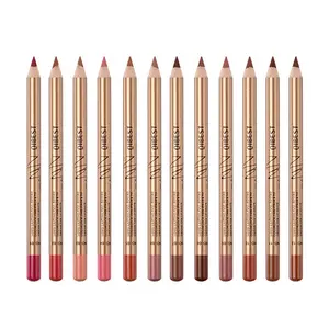 Long-Lasting Matte Lip Liner Set, 12pcs/set Smudge-Proof Easy-Coloring Lip Liner Pens for Girls and Women, Summer Lip Makeup Accessories #TOP PICKS