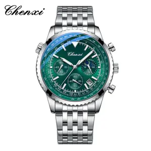 CHENXI Premium Men's Fashion Watch - High Quality Luminous Quartz Movement Multifunctional Water Resistant Sport Business Wristwatch