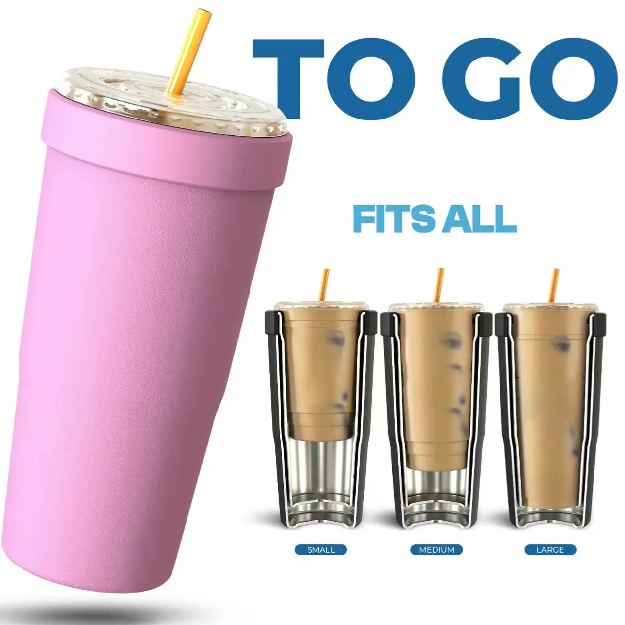30oz Double-Layer Vacuum Car Cup, 304 Stainless Steel Thermal Insulation Cup
