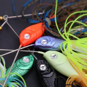 VFishing Custom 5 Pack Tournament Quality Spinner Bait - High-Quality Bait for Fishing Success