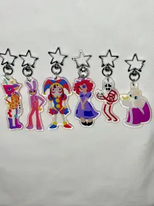 Digital Circus Acrylic Keychain: Kinger, Jax, Pomni & More