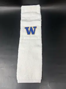 White Football Terry Loop 100% Premium Cotton QB Game Towel New