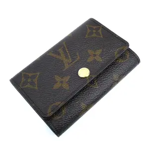 Pre-owned Louis Vuitton Canvas Small Leather Goods Multicles 6 Monogram Key Case