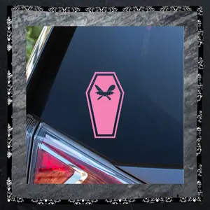 Dead Darling Logo Coffin Decal