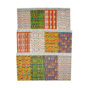 7 1/2" Bulk 144 Pc. Happy Birthday Patterned Wood Pencil Assortment
