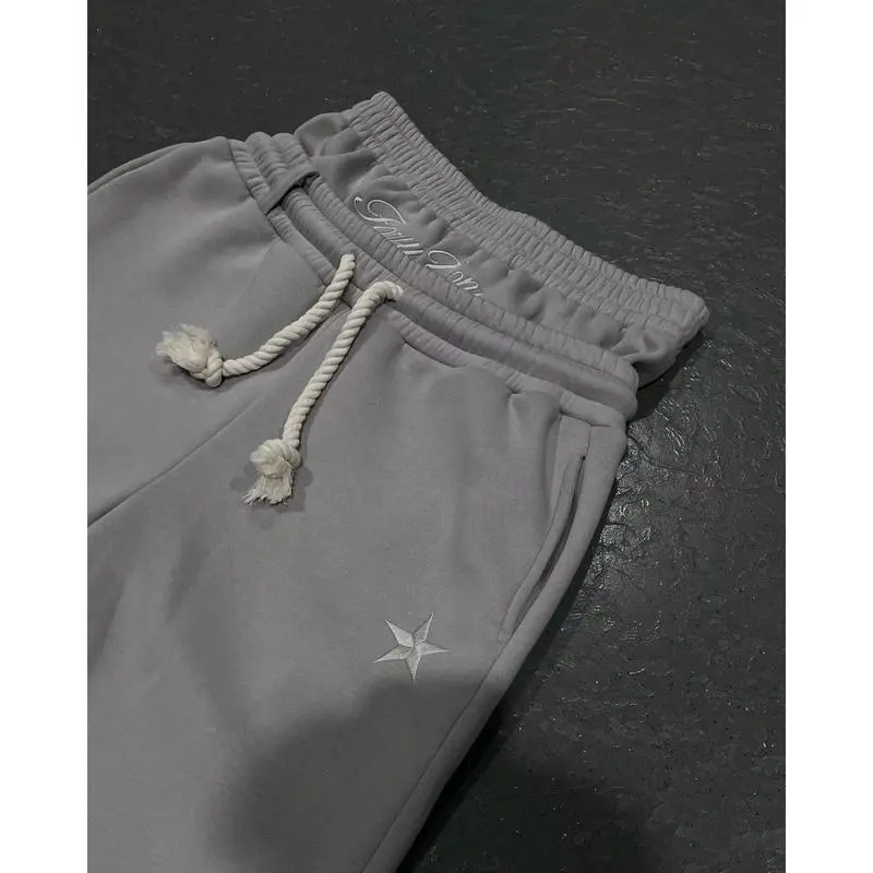 Silver Gray Fake Two Piece Pants (2261#)
