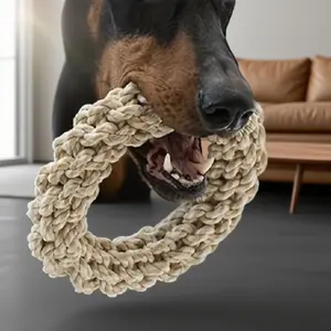 1 piece, Bite-resistant and durable chew-proof knot dog toy, Heavy-duty interactive teething toy, Interactive Tough Chewer, suitable for medium and large-sized dogs, Strong anti-chewing ability, tug-of-war and solo play