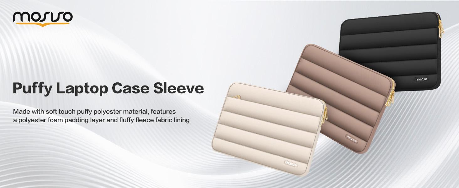 MOSISO Puffy Laptop Sleeve with Small Case, Soft Protective Bag for 13.3-17.3 inch Devices – Slim, Lightweight & Shockproof, Compatible with MacBook/HP/Dell/ASUS, Ideal for Work, Commute, Travel, School & Daily Use MOSISO Puffy Laptop Sleeve with Small Case, Soft Protective Bag for 13.3-17.3 inch Devices – Slim, Lightweight & Shockproof, Compatible with MacBook/HP/Dell/ASUS, Ideal for Work, Commute, Travel, School & Daily Use