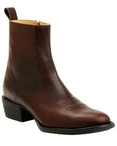 Cody James Men's Men'S Larsen Western Ankle Boot Round Toe - Bcjsp25p8-2-Z