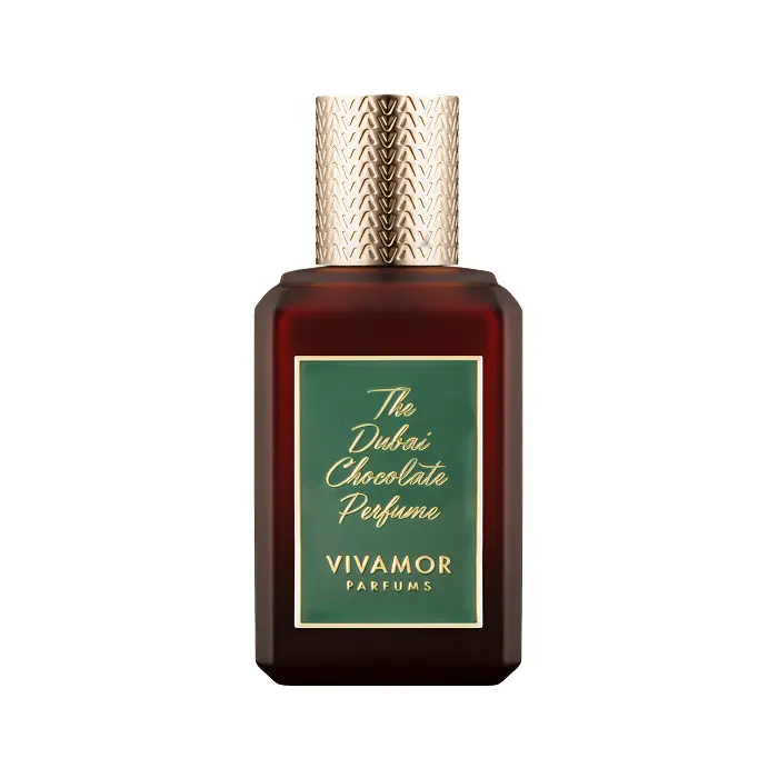 Vivamor Parfums The Dubai Chocolate Eau de Toilette - 100ml Unisex Adults' Limited Edition Long-Lasting Gourmand Scent with Pistachio, Kunafa, Madagascar Vanilla Accords, Vanilla Scents, Single Item, Chocolate Fragrance, Chocolate Body Scent, Nutty