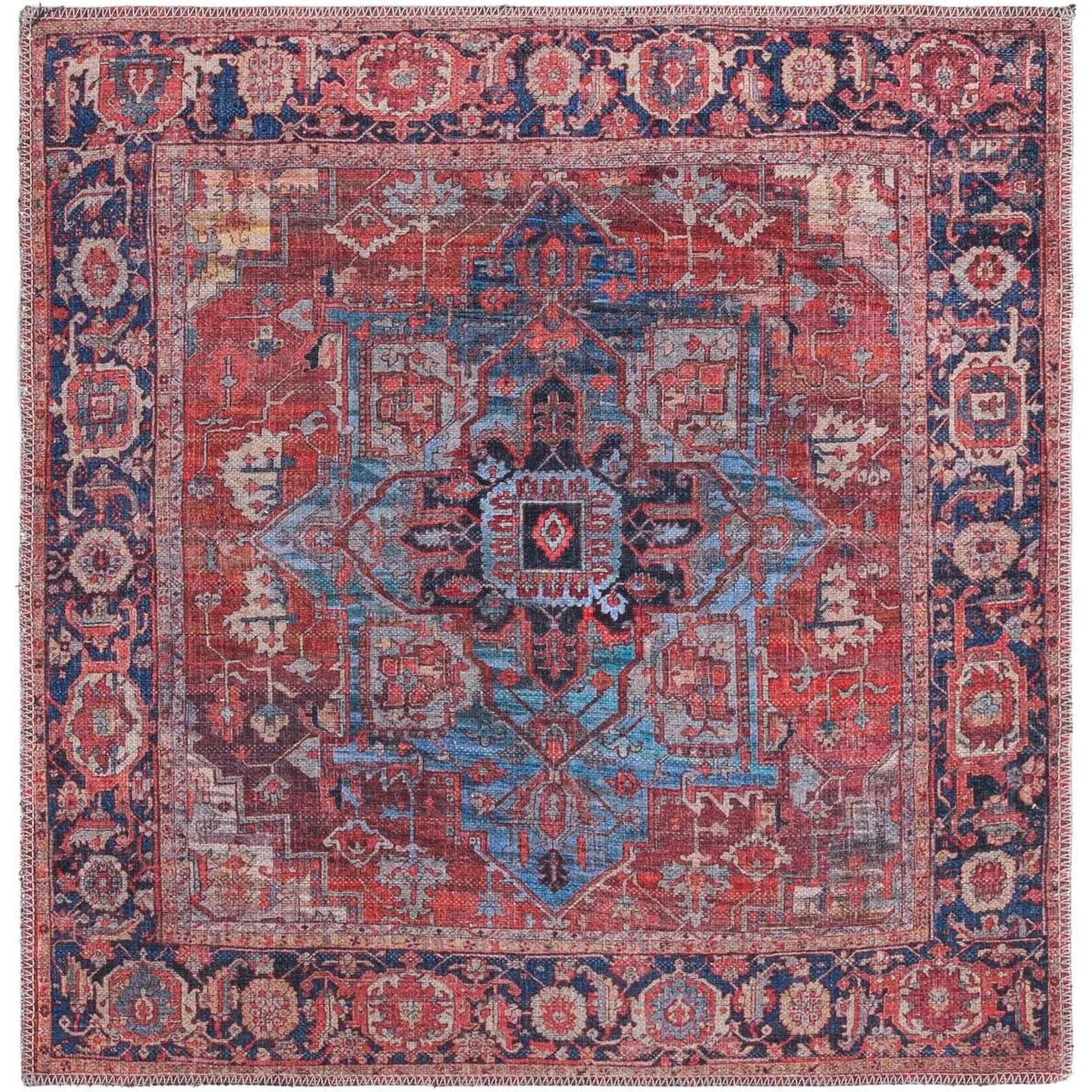 Rust Red - B 3' 3  Square