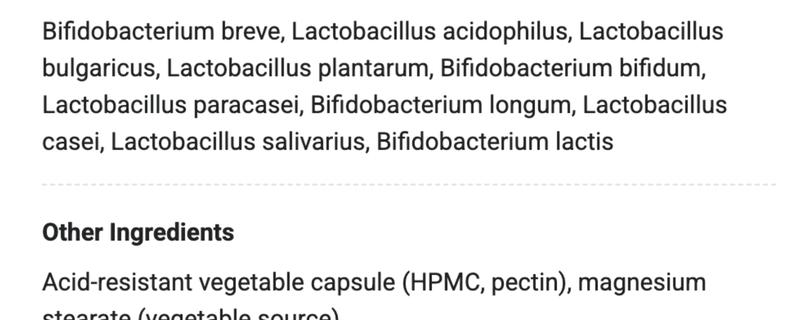 60 Billion Probiotic with Prebiotic Blend - 30 Vegetable Capsules Edible Healthcare Fitness Supplement Dietary
