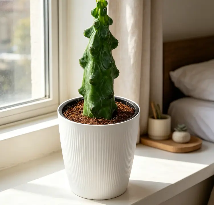 MYR001   Boob Cactus Live Plant – 4 Inch Pot Sculptural Cactus Indoor Succulent | Decorative Desert Plant for Home & Office | Beginner Friendly Low Maintenance Plant | Natural Indoor Desk Plant