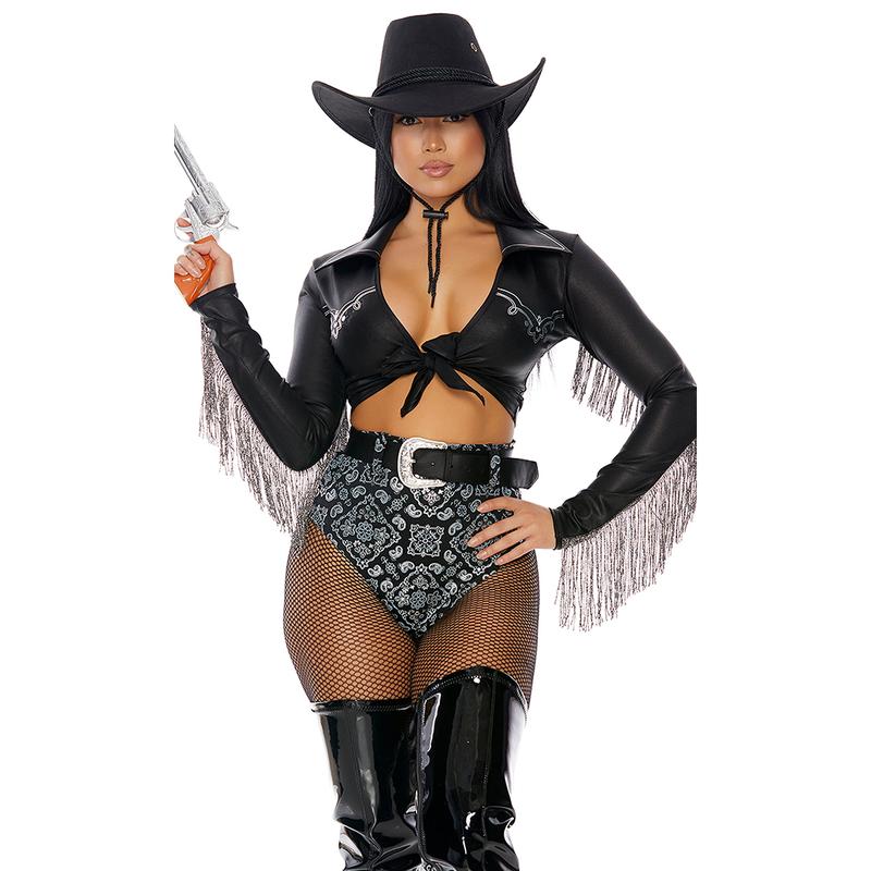 Forplay Women's Halloween Ride it Out Sexy Cowgirl Costume