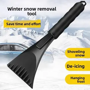 Car Snow Removal Tool, Ice Scraper Brush, Winter Glass Deicer, Efficient Snow Shovel, Essential Winter Car Accessory