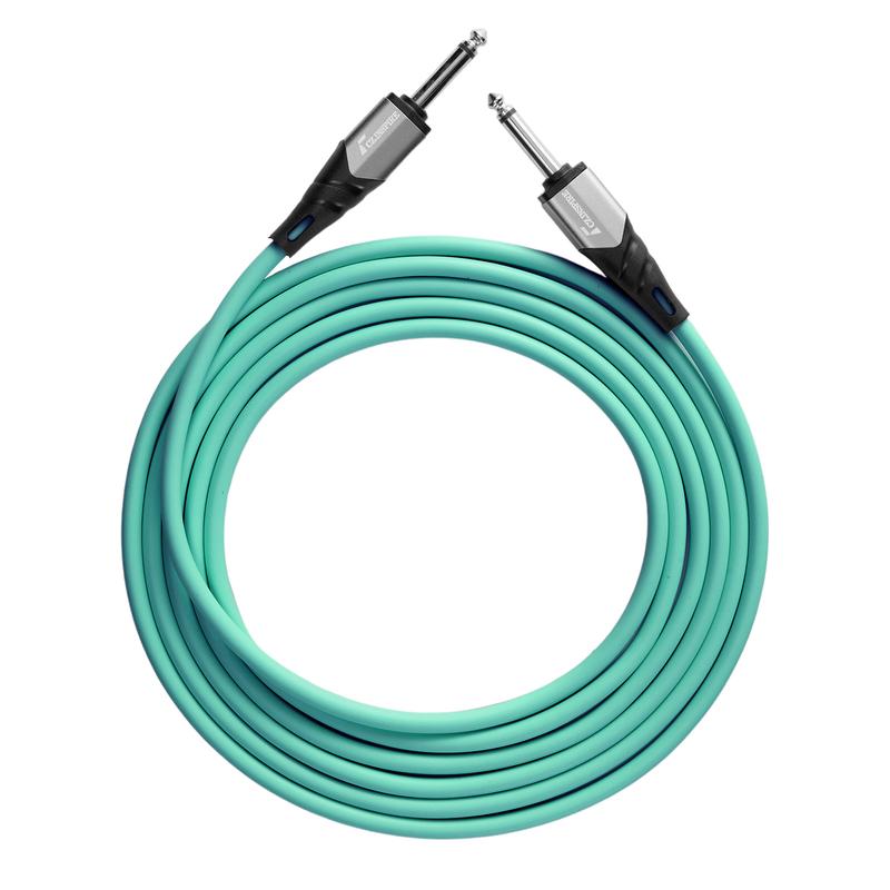 LEKATO Guitar Cable 10ft/3m Noise Reduction Professional Musical Instrument Cable Flexible Line for Electric Guitar Bass Trendy and Fashionable