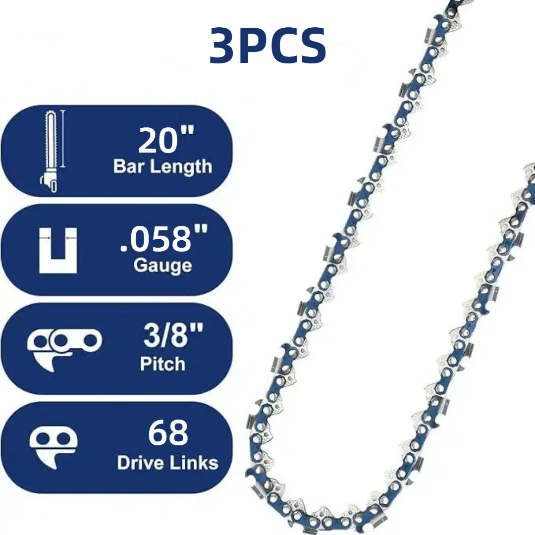 20''-3/8''-.058''-68DL-German Steel 3PCS