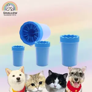 Portable Paw Cleaner Cup - Quick Clean Silicone Dog Paw Washer for Travel