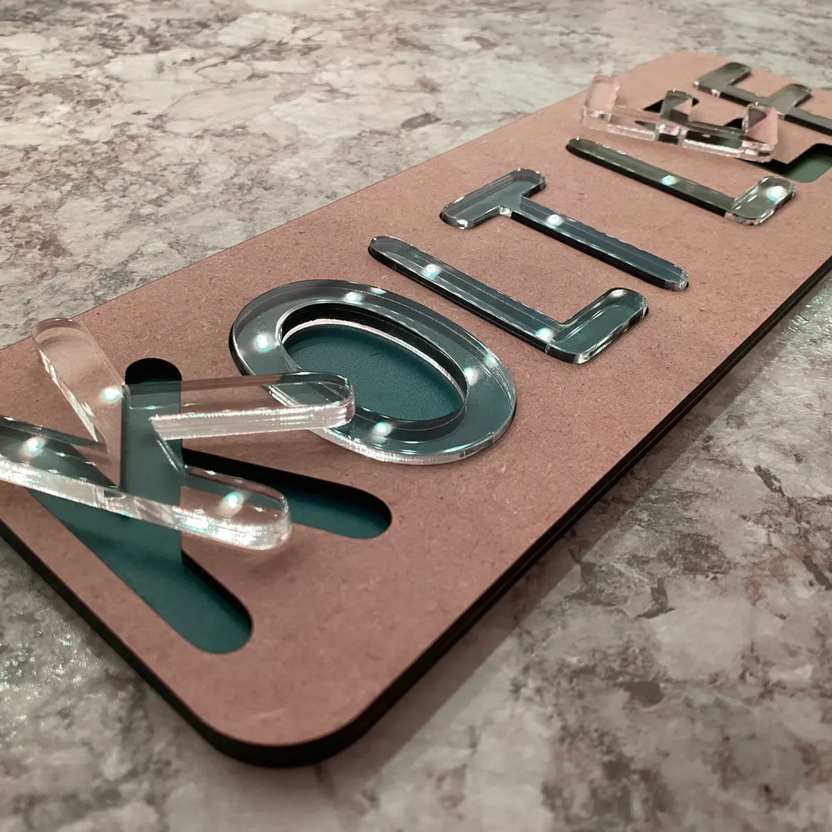 Acrylic Name Puzzle